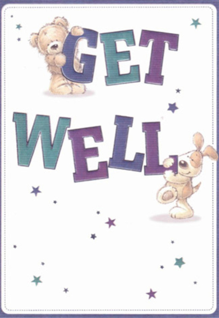 In this beautifully illustrated get well card, the timeless comfort of a bear and a puppy comes alive through soft lines and textured brushwork. Both characters are drawn with loving attention, their plush fur and floppy ears depicted so vividly you can almost imagine their gentle embrace-a familiar sense of comfort for anyone who's wandered the tree-lined paths of Manor House. Dancing around them are playful stars, scattered like good wishes sent aloft on the breeze near Finsbury Park. The typography, bold and shaded in aquas and regal purples, forms a confident foundation, grounding the optimistic mood at the heart of the design. The tactile details evoke the inviting textures of a fresh bouquet, while the crisp ivory background lets the scene breathe with soothing clarity. Sending this card feels akin to offering a floral arrangement from Manor House Florist: both are created with intention, meant to console and uplift during tough moments. The whole card radiates serenity and positivity, ready to boost the spirit of anyone on the mend in N4 or nearby streets.
